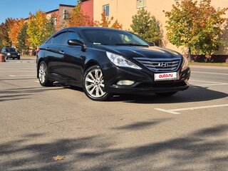 2013 Hyundai Sonata VI (YF), чёрный, 550000 рублей, вид 4