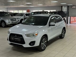 2014 Mitsubishi ASX I Рестайлинг, белый, 895000 рублей, вид 1