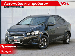 2013 Chevrolet Aveo II, чёрный, 595000 рублей, вид 1