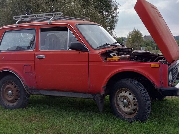 1985 Lada (ВАЗ) 2121 (4x4) I, красный - вид 3