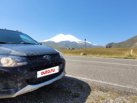 2016 Lada (ВАЗ) Kalina II, чёрный, 550000 рублей, вид 2