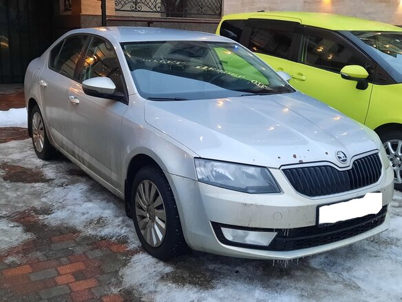 2015 Skoda Octavia III (A7), золотистый, 740000 рублей
