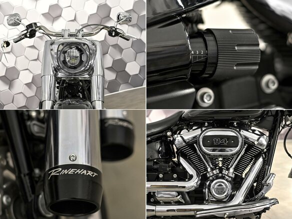 2021 Harley-Davidson Fat Boy, чёрный, 2277000 рублей - вид 9