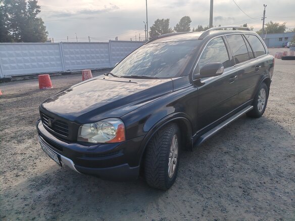 2007 Volvo XC90 I Рестайлинг, чёрный