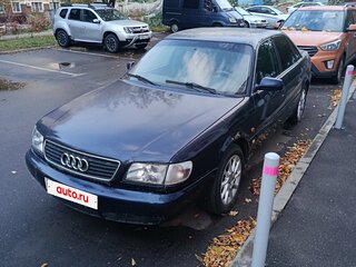 1996 Audi A6 I (C4), синий, 350000 рублей, вид 1