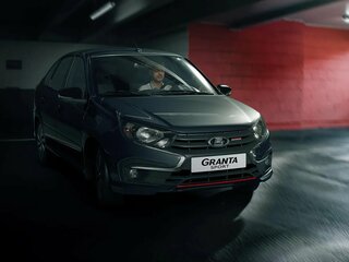 2026 Lada (ВАЗ) Granta Sport I Рестайлинг, чёрный, 1627000 рублей, вид 2