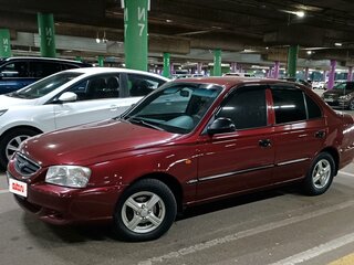 2008 Hyundai Accent ТагАЗ II, красный, 480000 рублей, вид 5