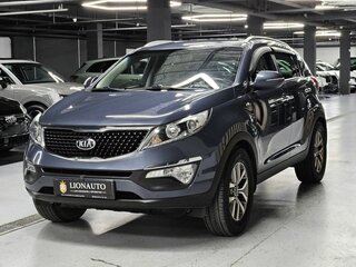 2014 Kia Sportage III Рестайлинг, синий, 1450000 рублей, вид 3