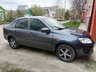 2015 Lada (ВАЗ) Granta I, серый, 409000 рублей, вид 2