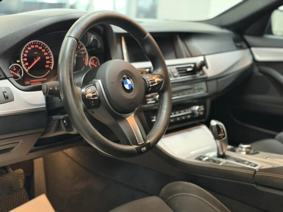 2014 BMW 5 серии 520i VI (F10/F11/F07) Рестайлинг, синий, 2350000 рублей - вид 9