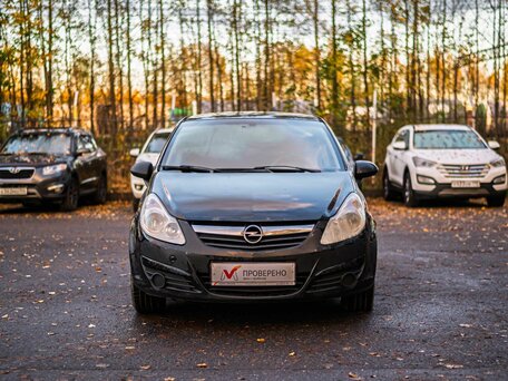 2007 Opel Corsa D, чёрный, 370000 рублей, вид 3
