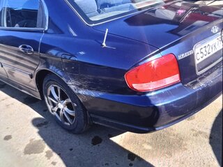 2007 Hyundai Sonata ТагАЗ IV (EF) Рестайлинг, синий, 400000 рублей, вид 2