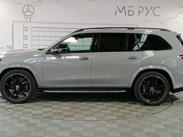 2026 Mercedes-Benz GLS 450 d II (X167) Рестайлинг, серый - вид 1