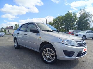 2017 Lada (ВАЗ) Granta I, серебристый, 420000 рублей, вид 2