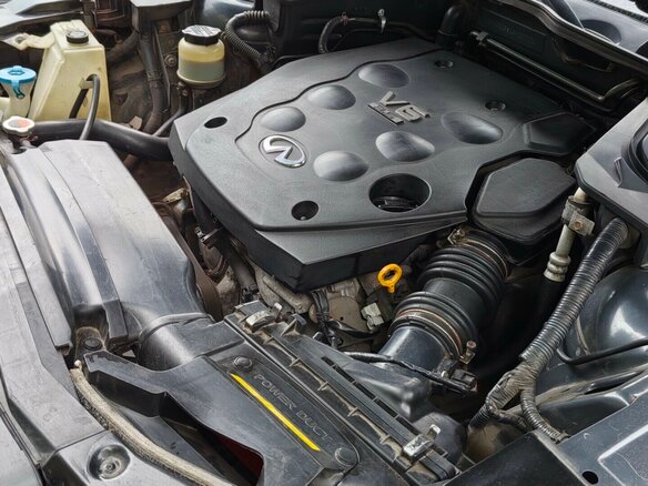 2004 Infiniti FX35 I (S50), чёрный, 710000 рублей - вид 13