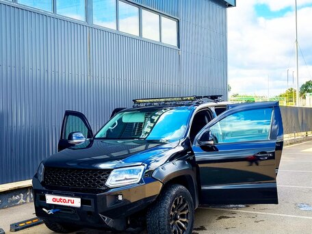 2013 Volkswagen Amarok Double Cab part-time I, чёрный, 2200000 рублей, вид 2