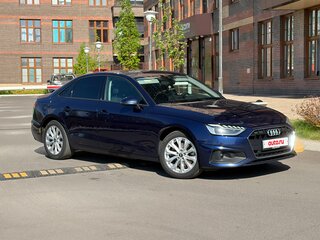 2021 Audi A4 35 TFSI V (B9) Рестайлинг, синий, 2950000 рублей, вид 2