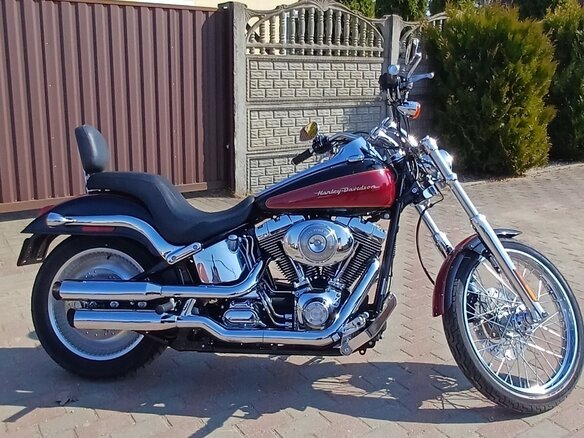 2004 Harley-Davidson Softail Deuce, красный, 896882 рублей - вид 8