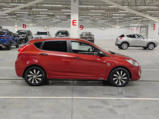 2012 Hyundai Solaris I, красный, 565000 рублей, вид 4
