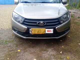 2021 Lada (ВАЗ) Granta I Рестайлинг, серый, 700000 рублей, вид 2