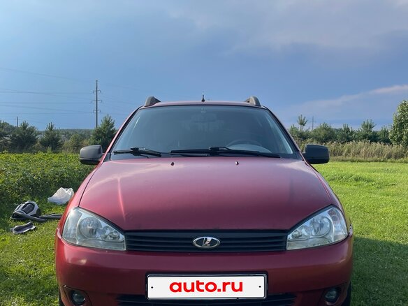 2012 Lada (ВАЗ) Kalina I, красный