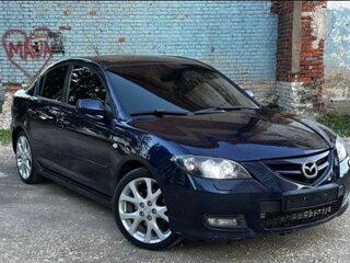2008 Mazda 3 I (BK) Рестайлинг, синий, 440000 рублей, вид 4