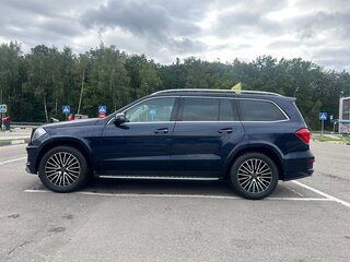 2015 Mercedes-Benz GL-Класс 400 II (X166), синий, 3250000 рублей, вид 3