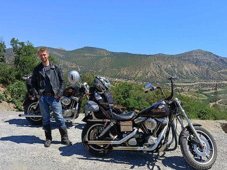 1995 Harley-Davidson Dyna Low Rider, чёрный, 650000 рублей, вид 1