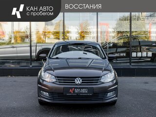 2016 Volkswagen Polo V Рестайлинг, коричневый, 920000 рублей, вид 2