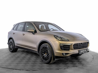 2016 Porsche Cayenne S II Рестайлинг (958), коричневый, 3995000 рублей, вид 3