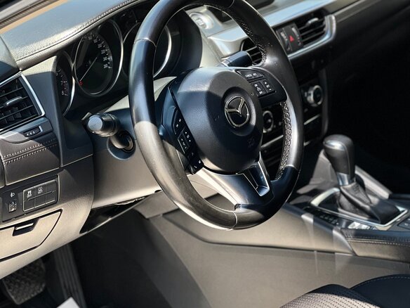 2015 Mazda 6 III (GJ) Рестайлинг, чёрный, 1650000 рублей - вид 5