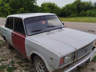 2010 Lada (ВАЗ) 2107, серебристый, 90000 рублей, вид 4