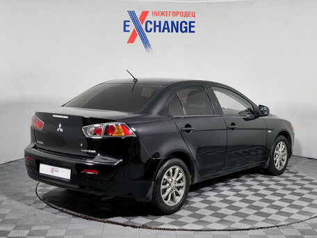 2010 Mitsubishi Lancer X, чёрный, 595000 рублей, вид 4