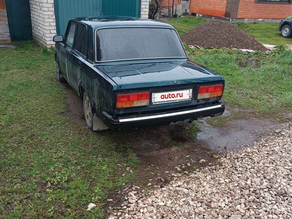 2009 Lada (ВАЗ) 2107, зелёный, 180000 рублей - вид 8