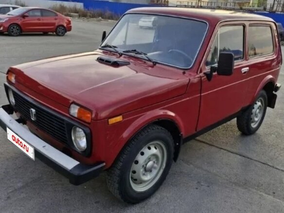 1995 Lada (ВАЗ) 2121 (4x4) I Рестайлинг, красный, 450000 рублей - вид 1