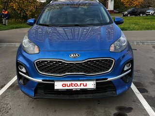 2018 Kia Sportage IV Рестайлинг, синий, 1670000 рублей, вид 1