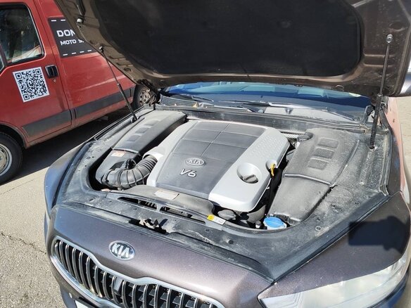 2013 Kia Quoris I, коричневый, 2100000 рублей - вид 6