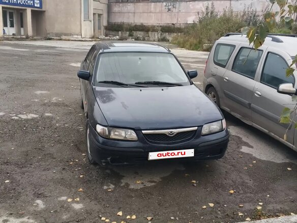 1998 Mazda 626 V (GF), синий, 150000 рублей
