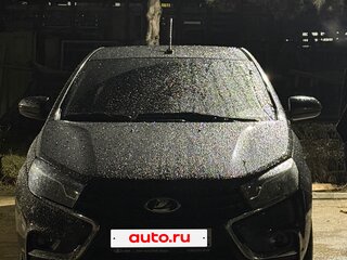 2015 Lada (ВАЗ) Vesta I, чёрный, 780000 рублей, вид 4
