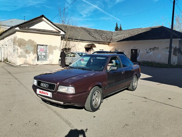 1990 Audi 80 IV (B3), красный - вид 1