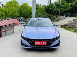2022 Hyundai Elantra VII (CN7), голубой, 1360000 рублей, вид 2