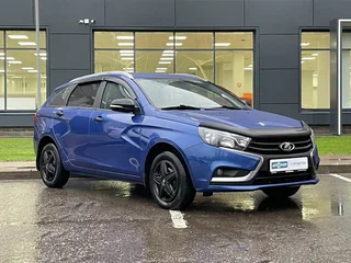 2021 Lada (ВАЗ) Vesta SW I, синий, 1150000 рублей, вид 3