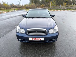 2006 Hyundai Sonata ТагАЗ IV (EF) Рестайлинг, синий, 460000 рублей, вид 3