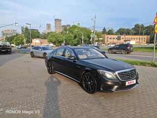 2014 Mercedes-Benz S-Класс AMG 63 AMG Long III (W222, C217), чёрный, 4500000 рублей, вид 3