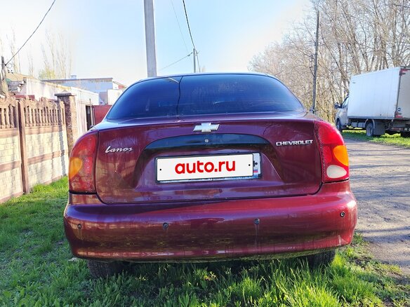 2008 Chevrolet Lanos I, пурпурный, 130000 рублей - вид 2