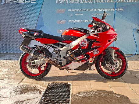 2000 Kawasaki ZX-6 Ninja, красный, 325000 рублей, вид 1