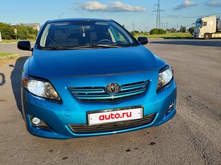 2008 Toyota Corolla AMT X (E140, E150), голубой, 875000 рублей, вид 2