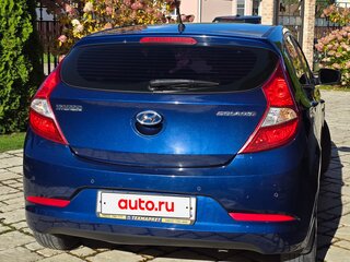 2014 Hyundai Solaris I Рестайлинг, синий, 850000 рублей, вид 4