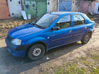 2007 Renault Logan I, синий, 290000 рублей, вид 1