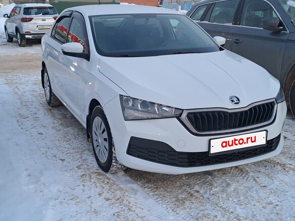 2021 Skoda Rapid II, белый, 1600000 рублей - вид 1